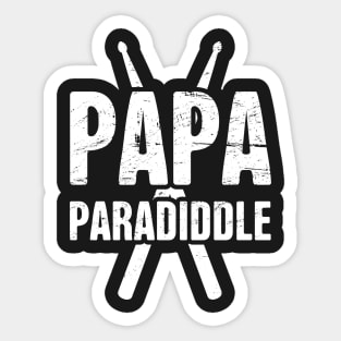 Papa Paradiddle – Funny Percussion Design Sticker